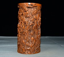 Boutique Small Leaved Boxwood Eighteen Arhat Penholder Decorations