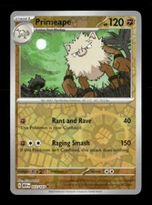Primeape Reverse Holo Uncommon SV: Scarlet & Violet 151 057/165 NM Pokemon NM