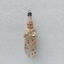 Vintage Soviet USSR Glass Xmas Christmas Tree Ornament Holiday - Boy Flutist