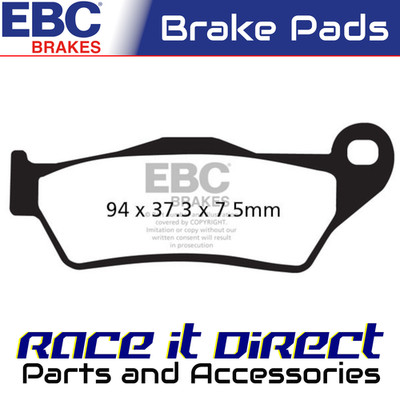 Brake Pads for KTM 1290 SUPER ADVENTURE T ABS 2017 Rear TT EBC