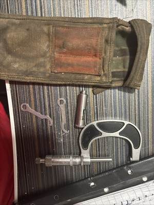 Micrometer Set With Canvas Pouch