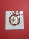 1938-P Washington Quarter - BU - 90% Silver (Eddieteddybear Private Sale)