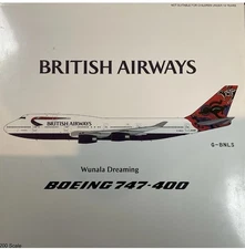 Inflight 200 British Airways Wanula Dreaming Boeing 747-400 G-BNLS 1:200 Model