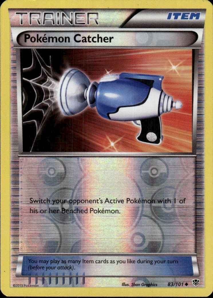 Pokemon Catcher Reverse Holo Uncommon Emerging Powers 95/98 LP