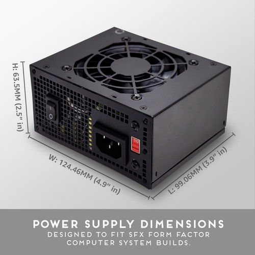 SFX-AP400W Mini ITX Solution / Micro ATX / SFX 400W Power Supply - Picture 3 of 7