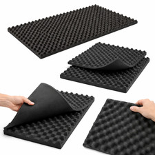 Pannello Poliuretano Fonoassorbente Insonorizzante NON Adesivo Bugnato 50x100 da