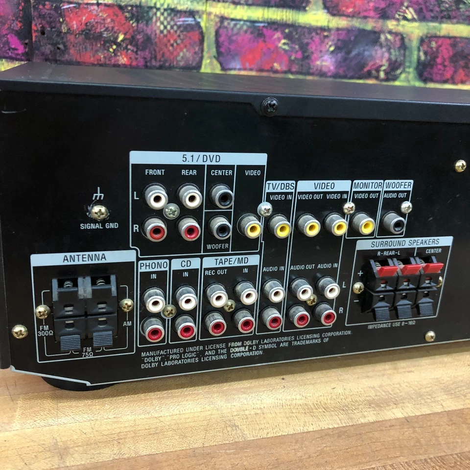 Sony STR-D460Z Stereo Receiver 100 Watts Per Channel - Tested And Works - Image 3 of 4