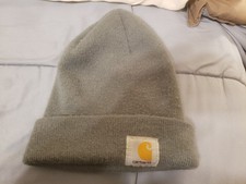 Carhartt Winter Beanie Hat Unisex Adult Balsam Green Acrylic Knit A18-G02 READ 