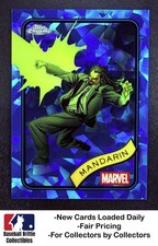 2025 Topps Chrome Sapphire Edition Marvel #41 Mandarin Shang Chi