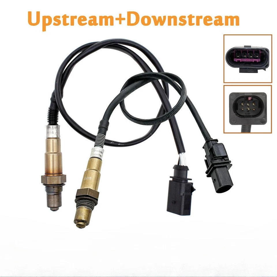 Sensor de oxigênio O2 2 peças para 2011-2018 Audi A4 allroad A5 Quattro A6 Q5 2.0L Turbo - Imagem 3 de 4