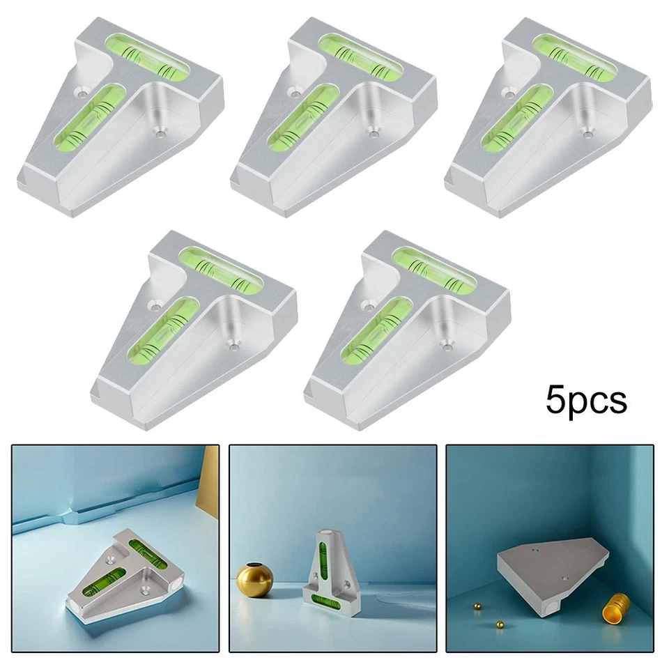 Magnetic Backing T Shaped Mini Level 5PCS for Effective Measurement Cross Check - Image 2 of 4