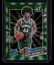2023-24 Donruss #210 Andre Jackson Jr. - RC - Green Laser Holo - 13063