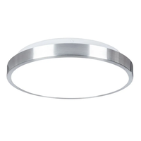 Led Deckenleuchte 28Cm Rund IP44 Badlampe Neutralweiß Aluminium Livarno Lux