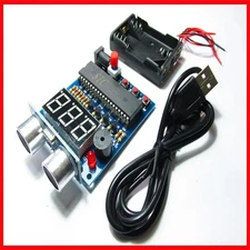 51 Single-chip Microcomputer Ultrasonic Distance Measuring Equipment Parking DIY