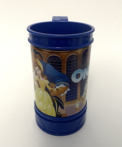 Taza Disney On Ice Cup La Bella y la Bestia con mango de plástico azul - Imagen 2 de 7