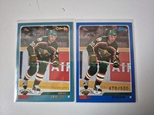 Lot 2003-04 Topps Andrei Zyuzin Blue /500 Parallel + OPC Base #186 Wild 