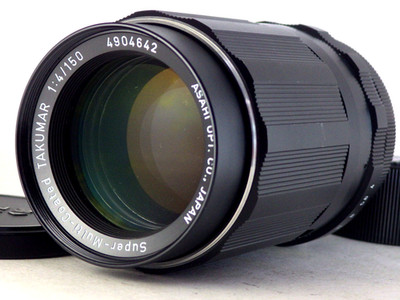 PENTAX Super Multi Coated TAKUMAR 150mm f4 MF Lens M42 SMC SLR Camera from JAPAN