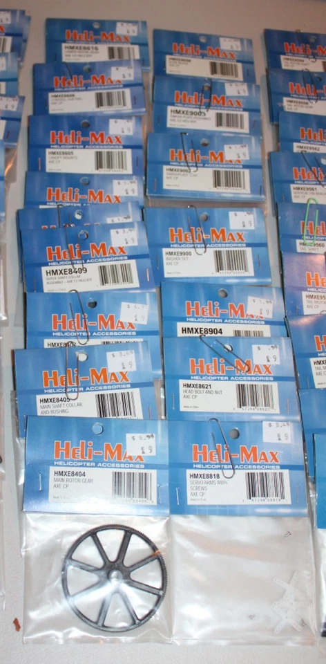 85+ упаковок запчастей и аксессуаров для вертолетов Heli-Max R/C запечатанный лот из старых запасов *ЧИТАЙТЕ* - Изображение 3 из 4