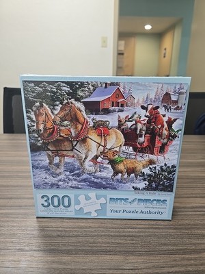 ''Taking a Ride'' NIB 300lg pc Puzzle 18x24'' By Larry Jones: Bits And Pieces