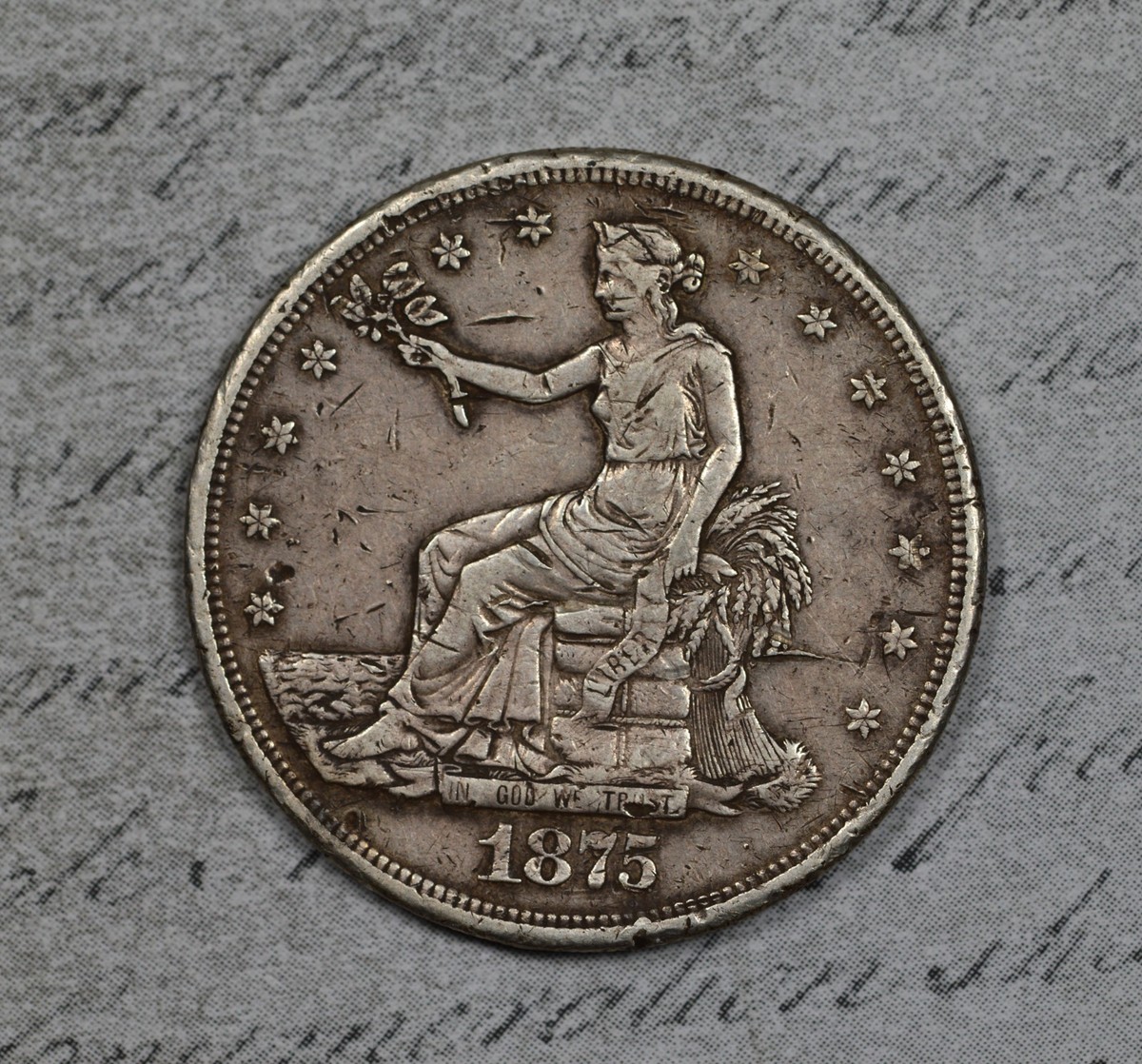 1875-CC Trade Dollar Many Dings #ERM8 | eBay