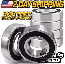 (6) Bearing Fits Jacobsen 815093 358672 350759 345050 310427 w/C3&Hi-Temp Grease