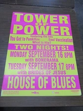 House of Blues Tower of Power Concert Poster Bonerama, Brides of Jesus 18"x24"