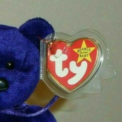 Ty Beanie Baby - PRINCESS Diana Bear 1997 RARE & RETIRED - MINT