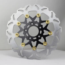 11.5“ Black Gold Floating Front Brake Rotor for Harley 2000-13 Sportster Softail