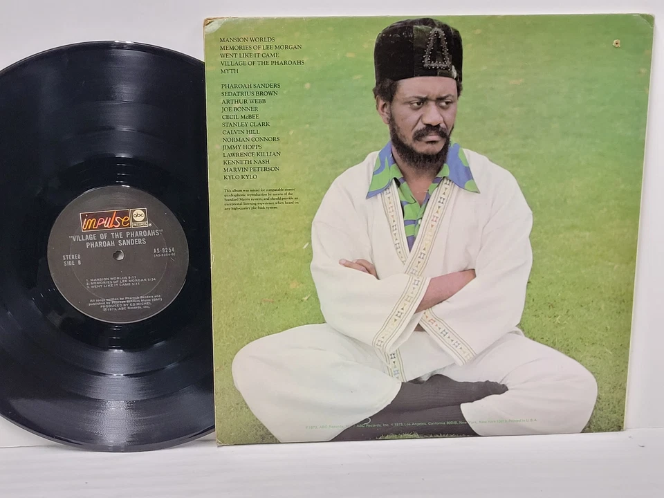 PHAROAH SANDERS Village Of The Pharoahs ORIG 1973 LP IMPULSE AS-9254 Gatefold - Image 3 of 3