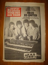 NME 1976 JAN 31 FACES RE-UNITE RONTADT RICK WAKEMAN