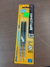 uniball rollerball refills 2 pack blue
