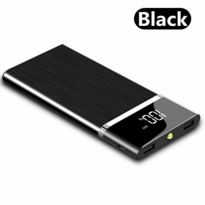 Ultra-thin Portable External Battery Huge Capacity Power Bank 10000mAh Charger