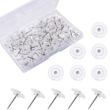 100pcs/Pack Decorative Pushpins Set Small Round Thumb Set for Office School
