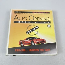 Locksmith Pro-Lok Domestic & Foreign Car Opening Auto Service Manual Guide Book