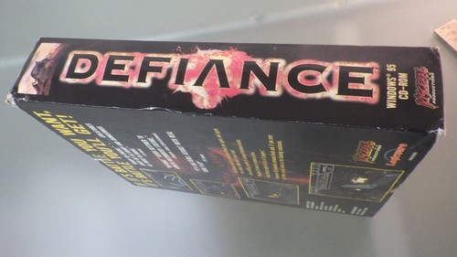 Vtg 1997 Video PC Game DEFIANCE Gatefold Big Box by Visceral *CIB Windows CD ROM - Picture 4 of 7