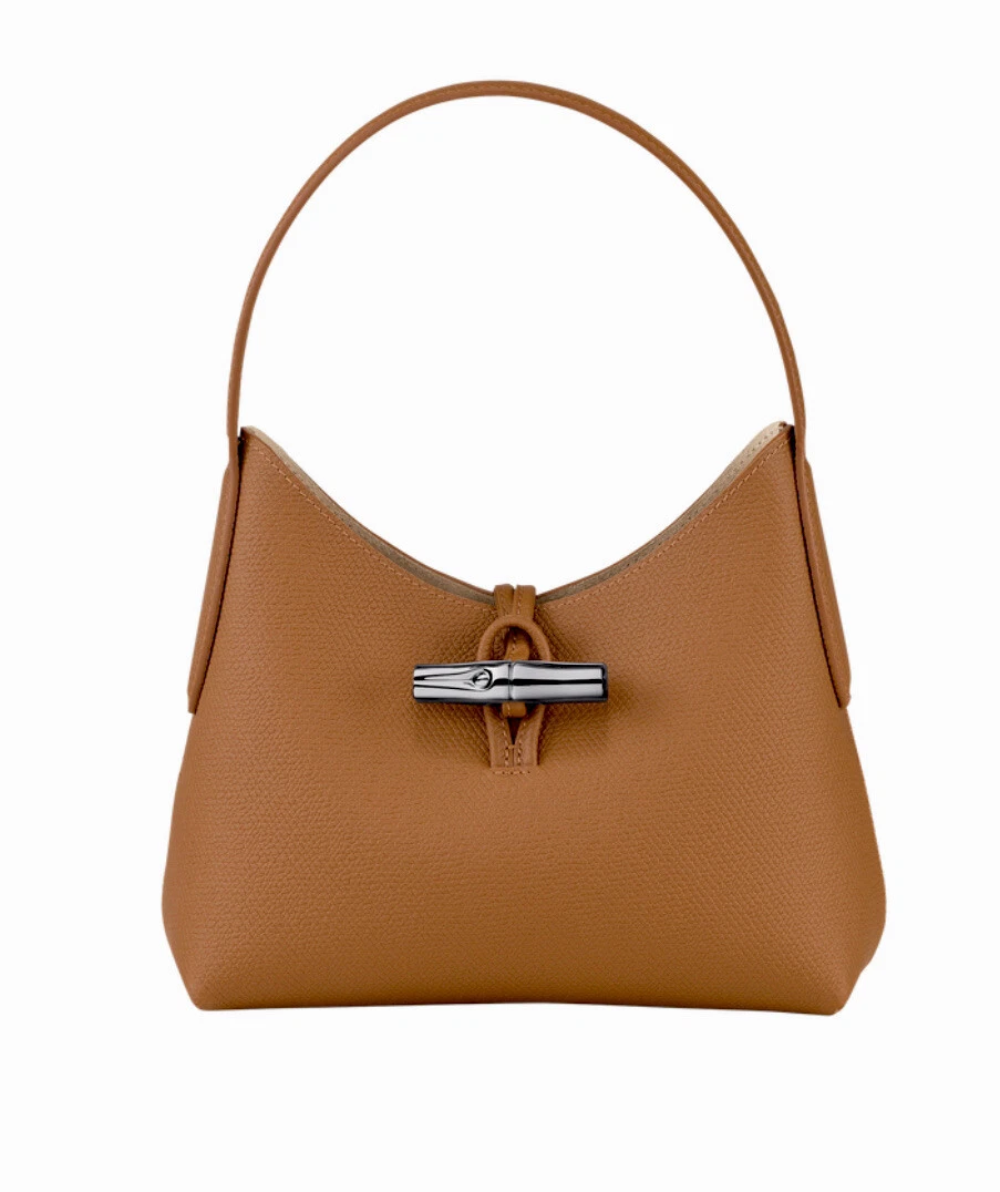 longchamp ROSEAU Shoulder bag XS Beige Leather