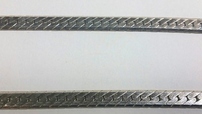 18 Zoll Sterlingsilber 926 italienische Designer Halskette 4,5 mm breit Schlangenglied