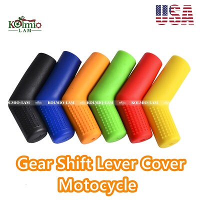 Motorbike Footpeg Rubber Shift Lever Cover Boot Shoe Protector Gear Shifter Foot