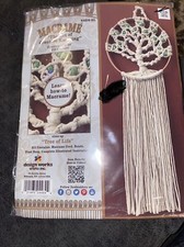 Design Works Zenbroidery Macrame Tree Of Life Art Of Creative Knotting 9x24 NIP