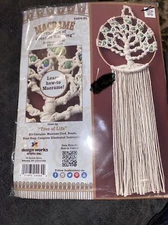 Design Works Zenbroidery Macrame Tree Of Life Art Of Creative Knotting 9x24 NIP
