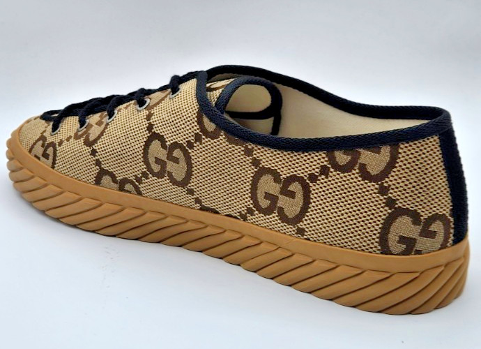 Gucci Tortuga GG Men's Camel Ebony/Black Canvas Sneakers UK12.5 US13 thumbnail 16