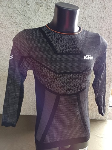 MAGLIA MANICA LUNGA TECNICA INTIMO UNDERWEAR CICLISMO RUNNING SPORT SIXS KTM XL - Foto 8 di 10