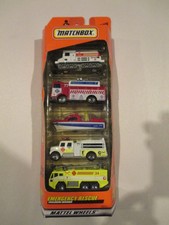 matchbox fire trucks 5 pack