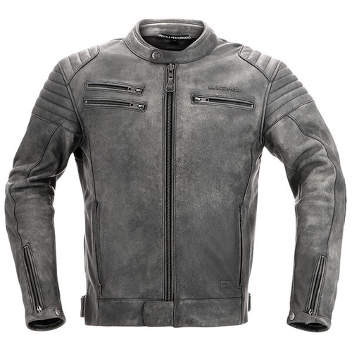 Chaqueta Richa Charleston Cuero de Titanio Motocicleta Aspecto Contemporáneo/Clásico - Imagen 2 de 4