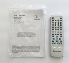Terapin TT-1800 DVD Player Remote and Manual ONLY