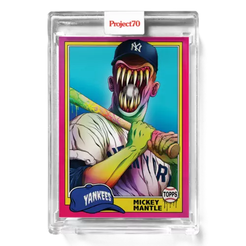 2021 Topps Project 70 #935 ALEX PARDEE MICKEY MANTLE - NY YANKEES
