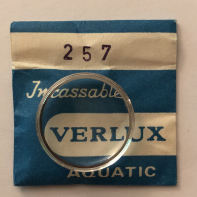 Verre De Montre De Plongée Verlux Aquatic - Plexi, Diamètre 29.8 Mm, Neuf NOS (New Old Stock)