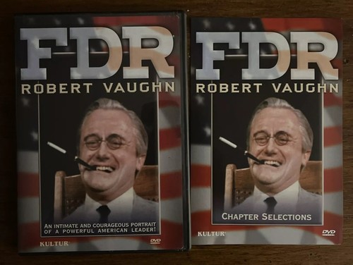 FDR (DVD, 1982) Robert Vaughn One-Man Show, Franklin Roosevelt, Kultur, Rare OOP