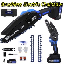 Electric Chainsaw 4/6Inch Cordless Wood Cutter Saw For Makita 18V Battery