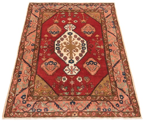 Hamedan Alfombra Persa Hecha a Mano 228x159 cm-Nomadic Oriente Alfombra Carpet - Imagen 4 de 12